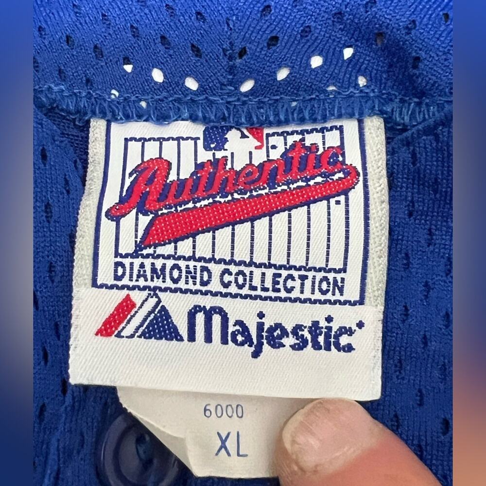 Vintage 90s Majestic MLB Los Angeles Dodgers Diamond Collection Jersey Mens XL - Picture 6 of 9